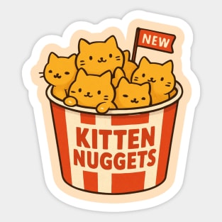 kitten-nuggets Sticker